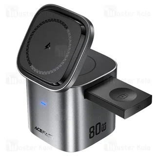 استند و شارژر وایرلس چند کاره مگ سیف ایس فست ACEFAST Z9 با قابلیت شارژ اپل واچ - تصویر 2