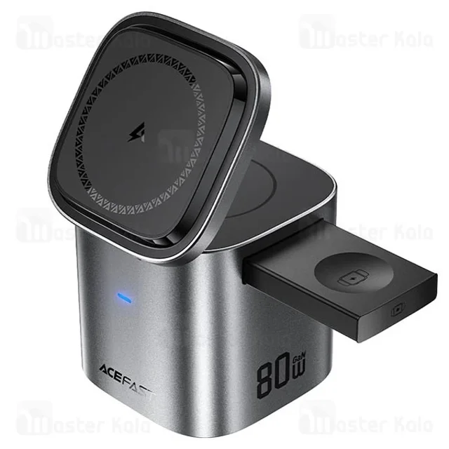 استند و شارژر وایرلس چند کاره مگ سیف ایس فست ACEFAST Z9 با قابلیت شارژ اپل واچ - تصویر 2