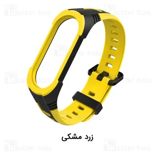 بند سیلیکونی دستبند سلامتی شیائومی Xiaomi Mi Band 5 / 6 Style X Sport Band - تصویر 2