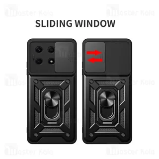 گارد محافظ ضد ضربه انگشتی Honor X6a SHUNIJA Case دارای محافظ دوربین - تصویر 3