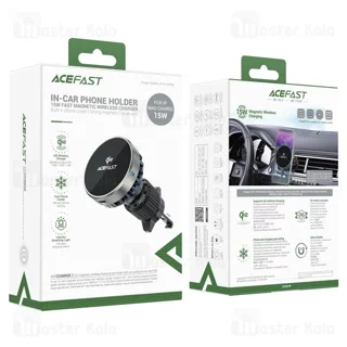هولدر و شارژر وایرلس دریچه کولری مگ سیف ایس فست ACEFAST D40 Qi2 توان 15 وات - تصویر 8