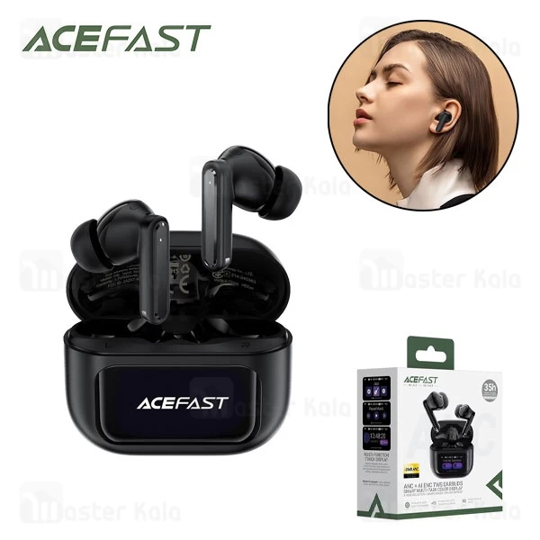 هندزفری بلوتوث ایس فست ACEFAST W6 با صفحه نمایش لمسی