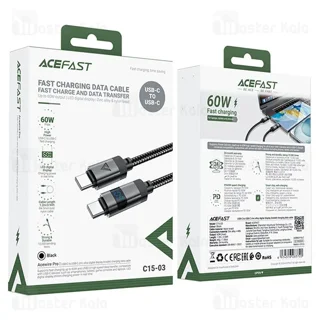 کابل Type-C به Type-C ایس فست ACEFAST C15-03 طول 1.2 متر توان 60 وات - تصویر 7