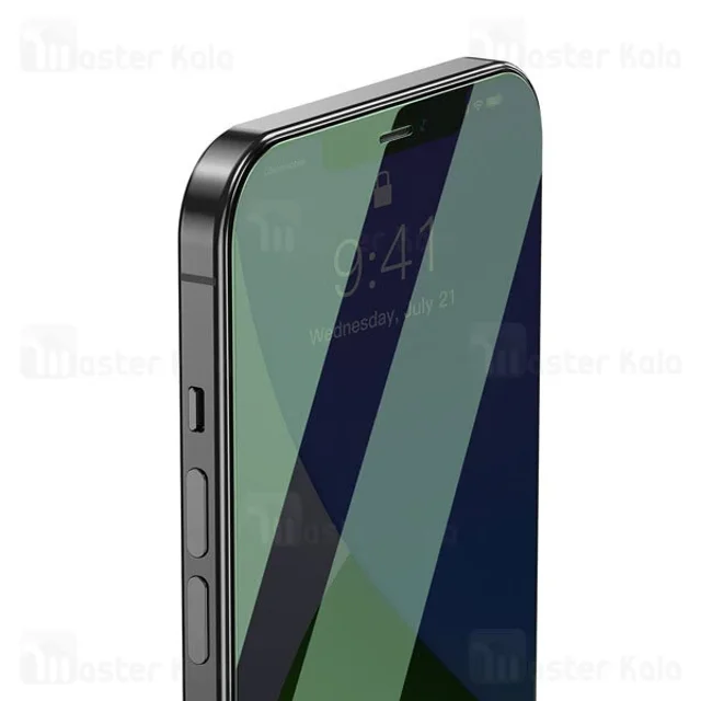 پک 2 تایی محافظ صفحه شیشه ای ضد اشعه بیسوس Baseus SGAPIPH54N-LP02 Apple iPhone 12 Mini - تصویر 7