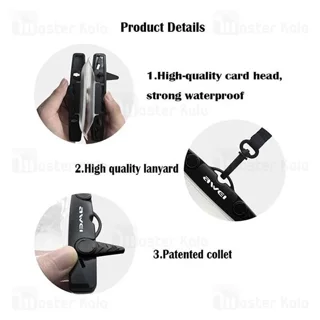 کیف ضد آب اوی Awei X34 Waterproof Phone Bag سازگار با گوشی‌های تا 6.5 اینچ - تصویر 5