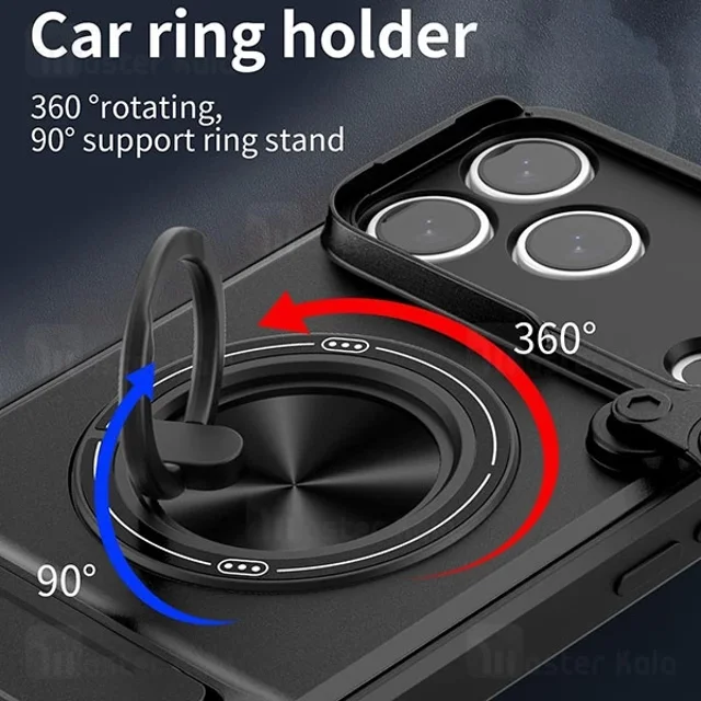 قاب ضد ضربه مگنتی Apple iPhone 17 Pro Max Magnetic Multifunctional Case دارای محافظ دوربین - تصویر 7