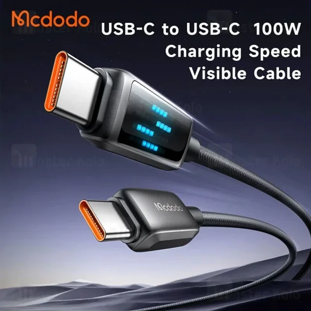 کابل Type-C به Type-C مک دودو Mcdodo CA-4250 طول 1.2 متر توان 100 وات - تصویر 5
