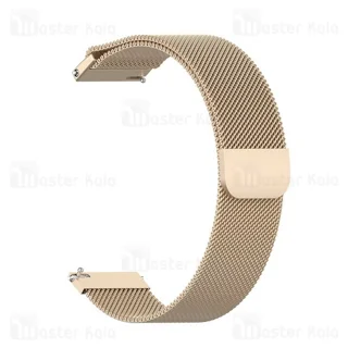 بند فلزی ساعت هوشمند شیائومی Xiaomi Amazfit Bip S Stainless Steel Milanese Strap - تصویر 8