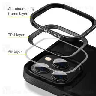 قاب محافظ بیسوس آیفون Apple iPhone 13 Pro Max Baseus Air Armor Crystal Phone Case - تصویر 7