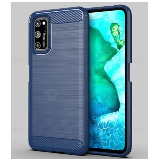 قاب محافظ ژله ای هواوی Huawei Honor V30 / V30 Pro Rugged Armor Fiber Carbon - تصویر 3