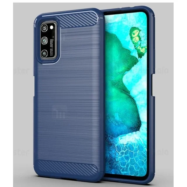 قاب محافظ ژله ای هواوی Huawei Honor V30 / V30 Pro Rugged Armor Fiber Carbon - تصویر 3