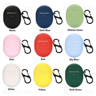 کاور محافظ سیلیکونی هندزفری شیائومی Xiaomi Redmi Buds 4 دارای قلاب آویز - تصویر 2