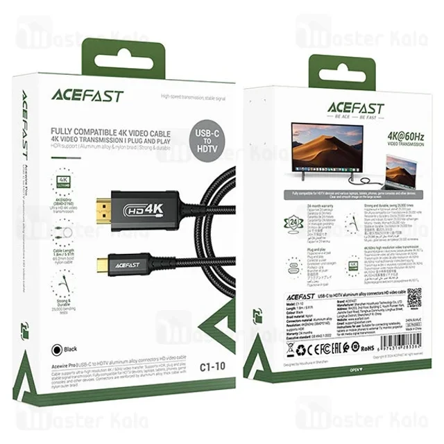 کابل HDMI به Type-c ایس فست ACEFAST C1-10 طول 1.8 متر - تصویر 7
