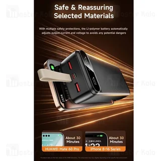 شارژر همراه اوی PA12 با درگاه USB و Type-C