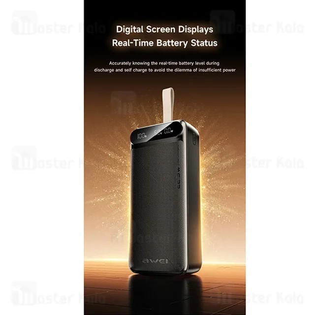 شارژر همراه اوی PA12 برای شارژ گوشی با Type-C و USB