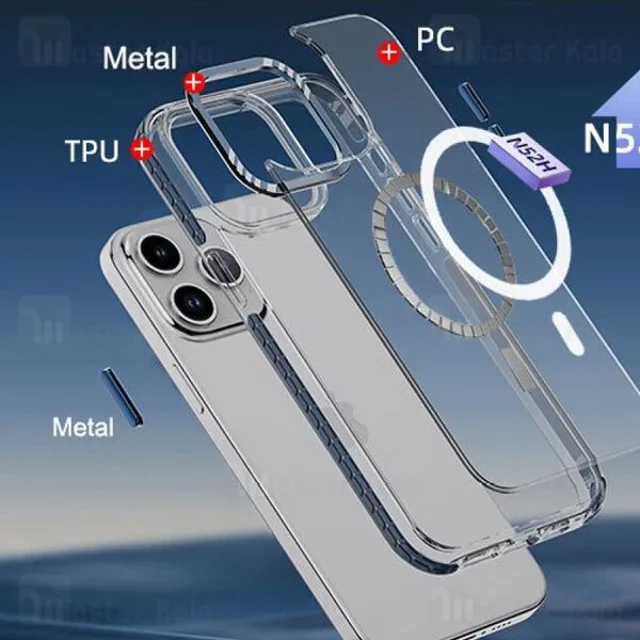 قاب محافظ مگ سیف آی پکی آیفون Apple iPhone 15 Pro Max iPaky MT - تصویر 4
