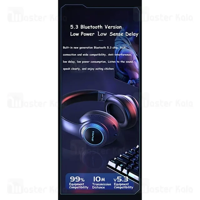 هدفون بلوتوث اوی Awei A300BL رم خور - تصویر 5