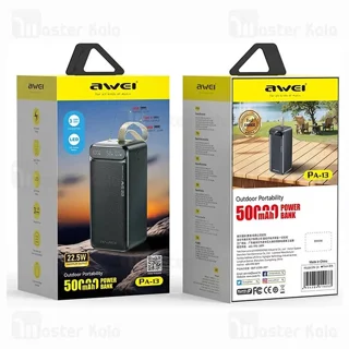 شارژر همراه اوی PA13 با خروجی USB تا 22.5 وات