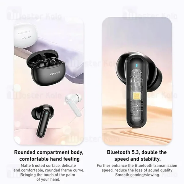 هندزفری بلوتوث اوی Awei T71 Wireless Earbuds Bluetooth - تصویر 7