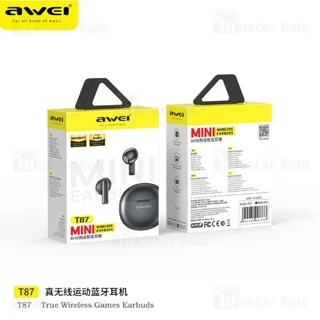 هندزفری بلوتوث اوی Awei T87 Mini Wireless Earbuds - تصویر 8
