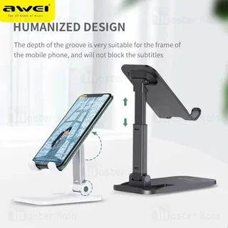 هولدر و پایه نگهدارنده رومیزی اوی Awei X11 Portable Foldable Holder - تصویر 4