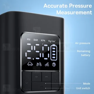 کمپرسور باد چند منظوره بیسوس Baseus C11159300111 Supermini Pro BS-CG016 همراه با چراغ قوه - تصویر 5