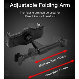هولدر موبایل صندلی عقب بیوا Biva BH-37 Tablet Stand Headrest مناسب تبلت و گوشی - تصویر 5