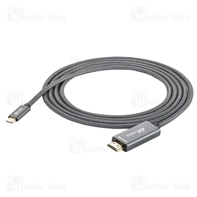 کابل HDMI به Type-C بیوا Biva HDMI-01 طول 2 متر - تصویر 2