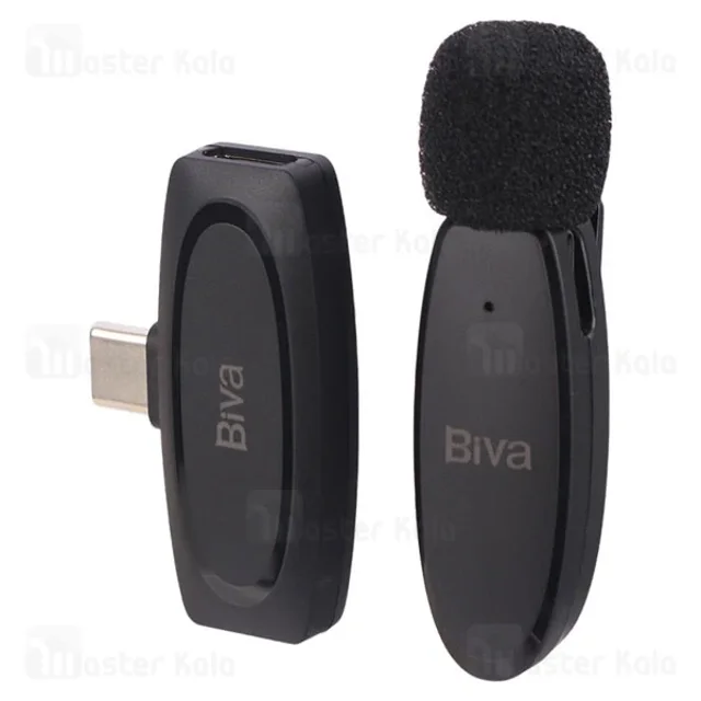 میکروفون بی سیم Type C بیوا Biva WM-01 - تصویر 5