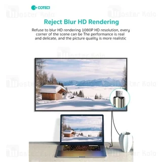 کابل HDMI به Type-c و میکرو کوتتسی Coteetci 33023 طول 2 متر - تصویر 3