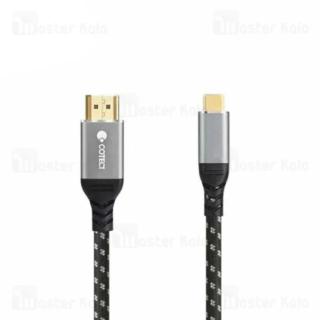 کابل HDMI به Type C کوتتسی Coteetci 87411 طول 2 متر - تصویر 2
