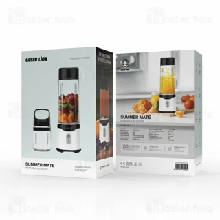 مخلوط کن قابل حمل گرین لاین Green Lion Summer Mate Portable Blender GNSUMBLBKWH ظرفیت 500 - تصویر 4
