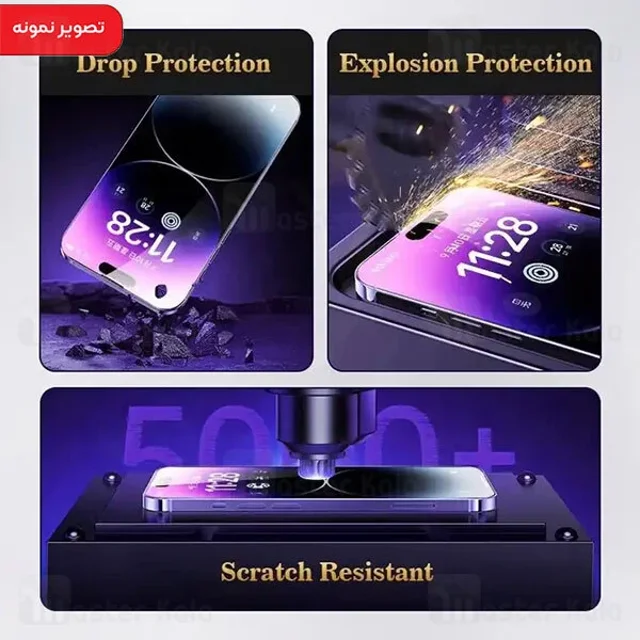 گلس تمام صفحه تمام چسب Honor X8 4G / X30i Gorilla Anti Static Glass - تصویر 3