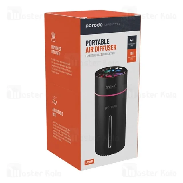 خوشبو کننده و رطوبت ساز پرودو Porodo Portable Air Diffuser PD-LFST031 ظرفیت 300 میلی لیتر - تصویر 6