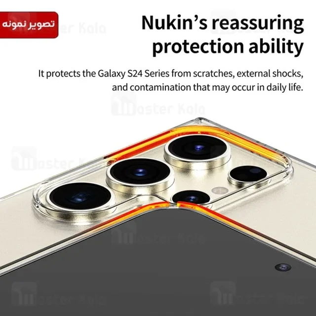قاب محافظ آراری سامسونگ Samsung Galaxy S24 Ultra Araree Nukin Clear - تصویر 5