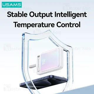 پاوربانک وایرلس 10000 مگنتی یوسمز USAMS CD219 توان 20 وات همراه با کابل متصل - تصویر 7