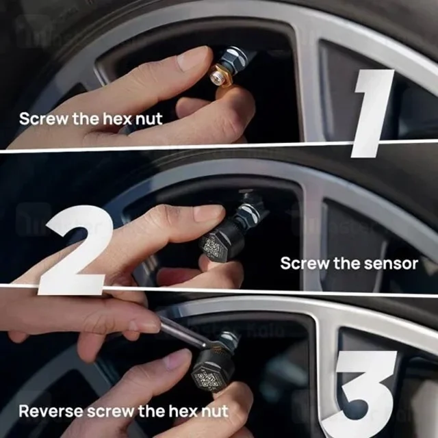 سنسور فشار باد لاستیک شیائومی Xiaomi 70mai T04 External TPMS Sensor Midrive - تصویر 4