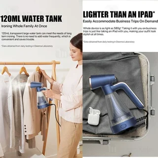 اتو بخار دستی شیائومی Xiaomi Deerma GT10W Handheld Garment Steamer توان 600 وات - تصویر 4