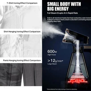 اتو بخار دستی شیائومی Xiaomi Deerma GT10W Handheld Garment Steamer توان 600 وات - تصویر 7