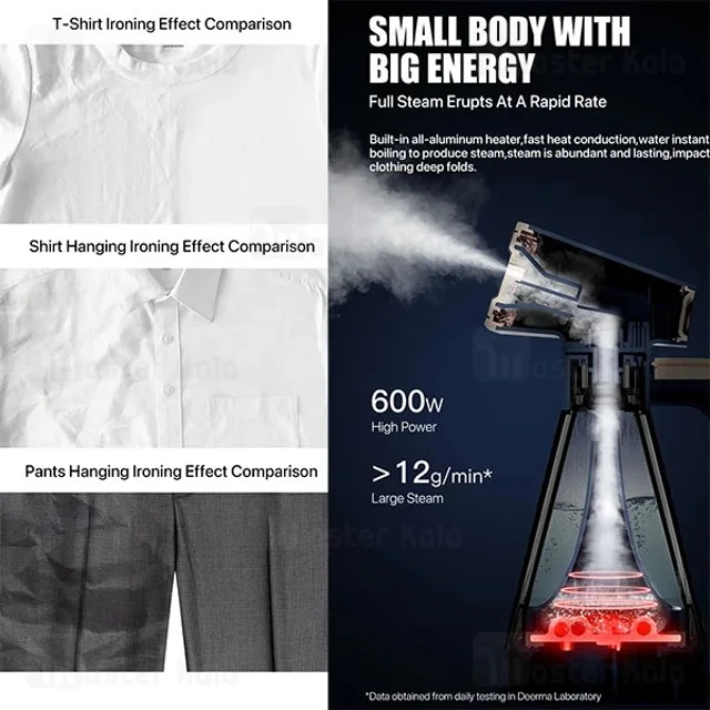 اتو بخار دستی شیائومی Xiaomi Deerma GT10W Handheld Garment Steamer توان 600 وات - تصویر 7