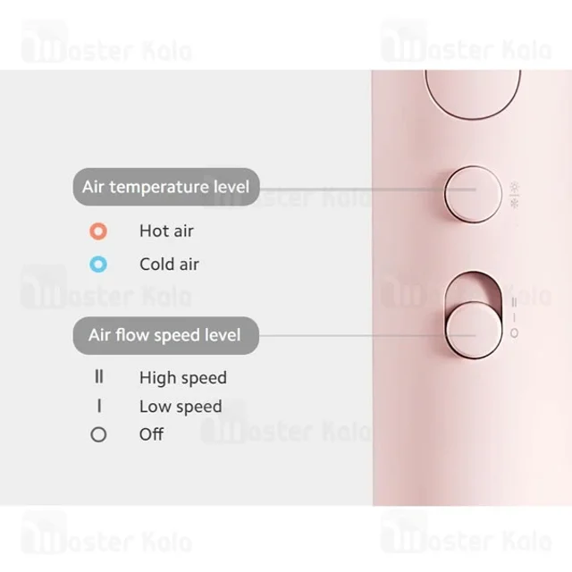 سشوار شیائومی Xiaomi H101 توان 1600 وات قابلیت تاشو - تصویر 7