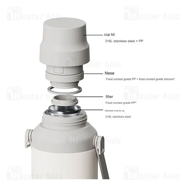 فلاسک شیائومی Xiaomi Mijia Big Belly Thermos Cup 316L MJDDB01PL - تصویر 5