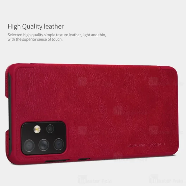 کیف چرمی نیلکین سامسونگ Samsung Galaxy A72 / A72 5G Nillkin Qin Leather Case - تصویر 6