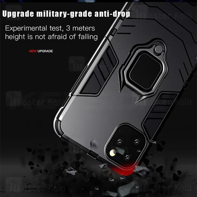 گارد ضد ضربه انگشتی Apple iPhone 11 Pro Max KEYSION ShockProof Armor Ring - تصویر 3