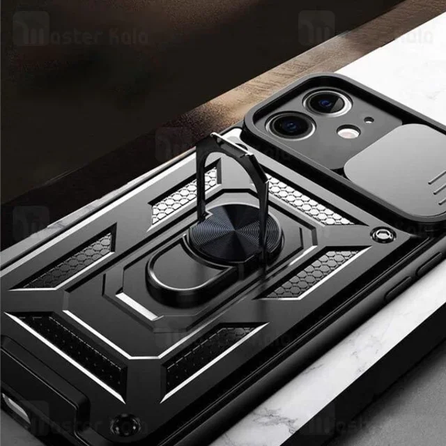 گارد محافظ ضد ضربه انگشتی آیفون Apple iPhone 11 SHUNIJA Armor Case دارای محافظ دوربین - تصویر 2