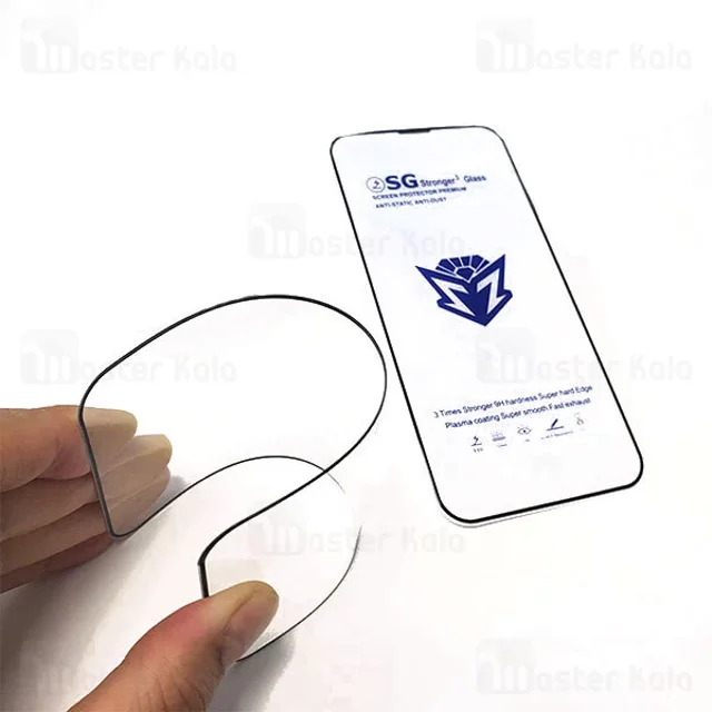 گلس تمام صفحه تمام چسب آیفون Apple iPhone 14 Plus SG Stronger Glass - تصویر 6