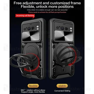 قاب ضد ضربه مگنتی گوگل Google Pixel 8 Pro Magnetic Support Case دارای محافظ دوربین - تصویر 5