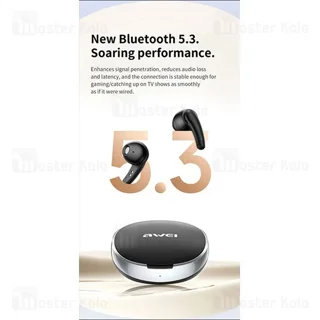 هندزفری بلوتوث گیمینگ اوی Awei T75 Gaming Wireless Earphone - تصویر 6