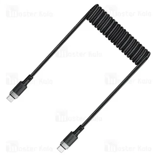 کابل Type-C به Type-C فنری ایس فست ACEFAST C14-03 طول 1.2 متر توان 60 وات - تصویر 3