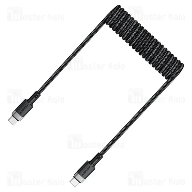 کابل Type-C به Type-C فنری ایس فست ACEFAST C14-03 طول 1.2 متر توان 60 وات - تصویر 3